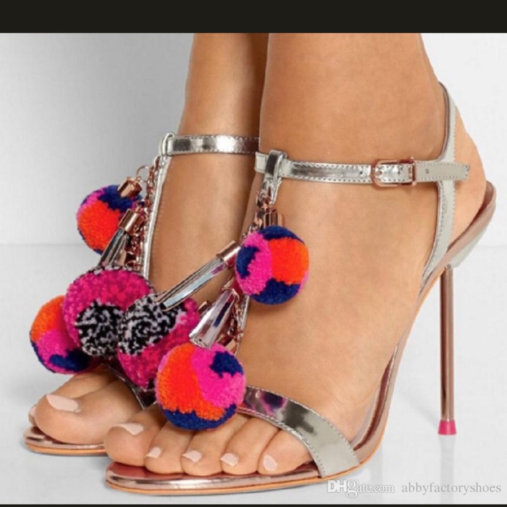 👠Sophia Webster Pom Pom High Heels!